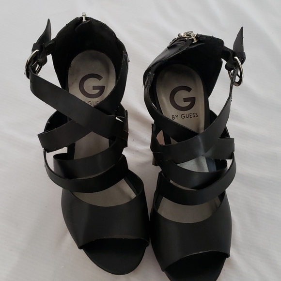 Guess Strappy Cork Wedges - Picture 8 of 8